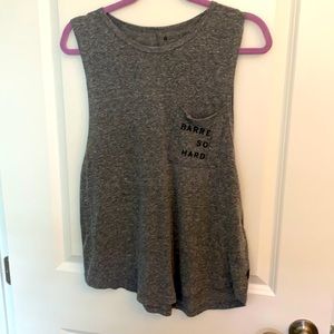 Pure Barre Vintage Barre So Hard Pocket Tank